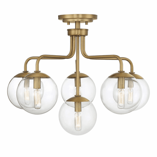Savoy House Marco 6-Light Ceiling Light - Brass - 6-1951-6-322