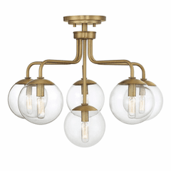 Savoy House Marco 6-Light Ceiling Light - Brass - 6-1951-6-322