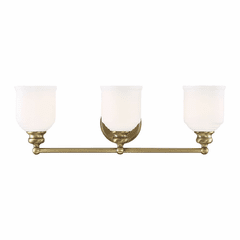 Savoy House Melrose 3-LT Bath Bar - Warm Brass - 8-6836-3-322