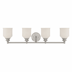 Savoy House Melrose 4-LT Bath Bar - Satin Nickel - 8-6836-4-SN