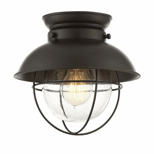 Savoy House Meridian 1 Light Flush Mount - Oil Rubbed Bronze - M60009ORB