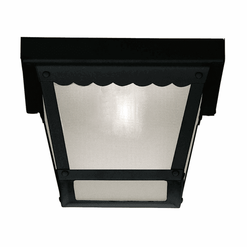 Savoy House Meridian 1-Light Outdoor Ceiling Light - Black - M50058BK