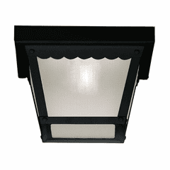 Savoy House Meridian 1-Light Outdoor Ceiling Light - Black - M50058BK