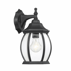 Savoy House Meridian 1-Light Outdoor Wall Sconce - Black - M50053BK Savoy House Meridian 1-Light Outdoor Wall Sconce - Black - M50053BK