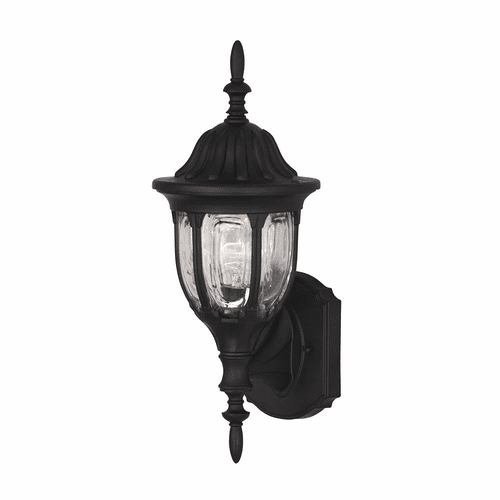 Savoy House Meridian 1-Light Outdoor Wall Sconce - Black - M50057BK