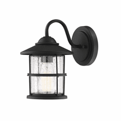 Savoy House Meridian 1 Light Outdoor Wall Sconce - Matte Black - M50014BK