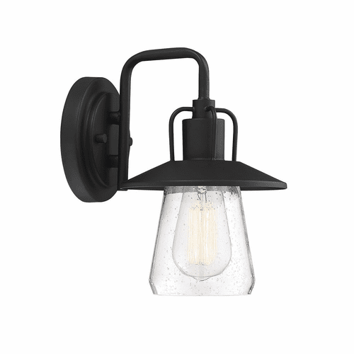 Savoy House Meridian 1 Light Outdoor Wall Sconce - Matte Black - M50022BK