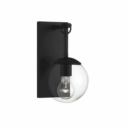 Savoy House Meridian 1 Light Outdoor Wall Sconce - Matte Black - M50029BK