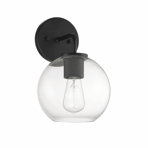 Savoy House Meridian 1 Light Outdoor Wall Sconce - Matte Black - M50044BK