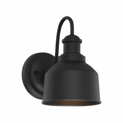 Savoy House Meridian 1 Light Outdoor Wall Sconce - Matte Black - M50046BK