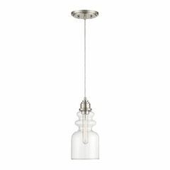Savoy House Meridian 1 Light Pendant - Brushed Nickel - M70018BN