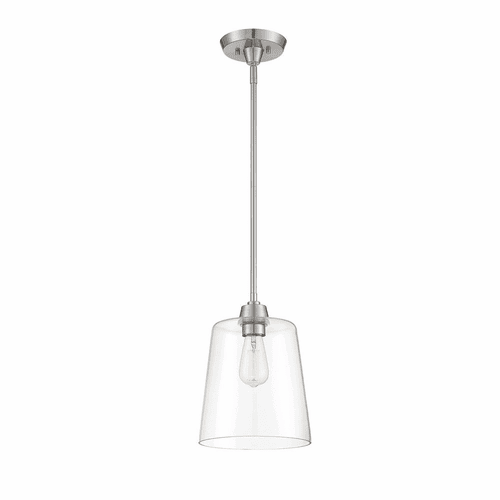 Savoy House Meridian 1 Light Pendant - Brushed Nickel - M70081BN