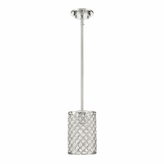 Savoy House Meridian 1 Light Pendant - Chrome - M70017CH