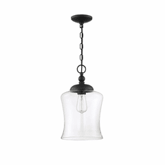 Savoy House Meridian 1 Light Pendant - Matte Black - M70019MBK