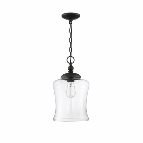 Savoy House Meridian 1 Light Pendant - Matte Black - M70019MBK