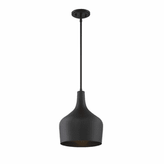 Savoy House Meridian 1 Light Pendant - Matte Black - M70020MBK