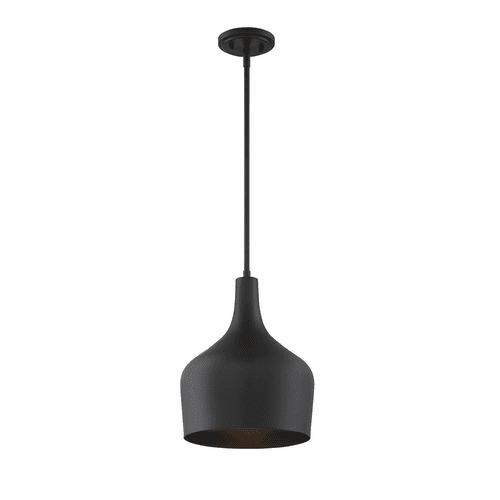 Savoy House Meridian 1 Light Pendant - Matte Black - M70020MBK