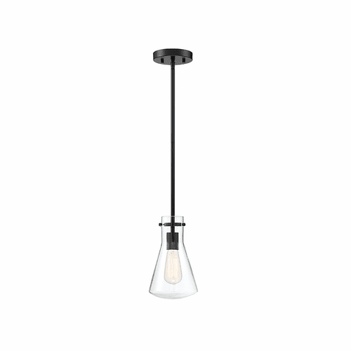 Savoy House Meridian 1 Light Pendant - Matte Black - M70063MBK
