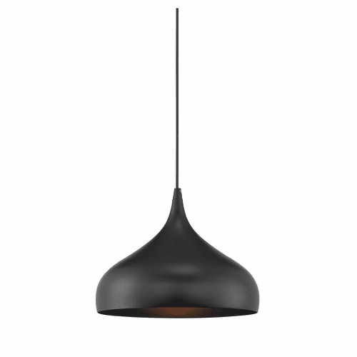 Savoy House Meridian 1 Light Pendant - Matte Black - M70075MBK