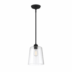 Savoy House Meridian 1 Light Pendant - Matte Black - M70081MBK