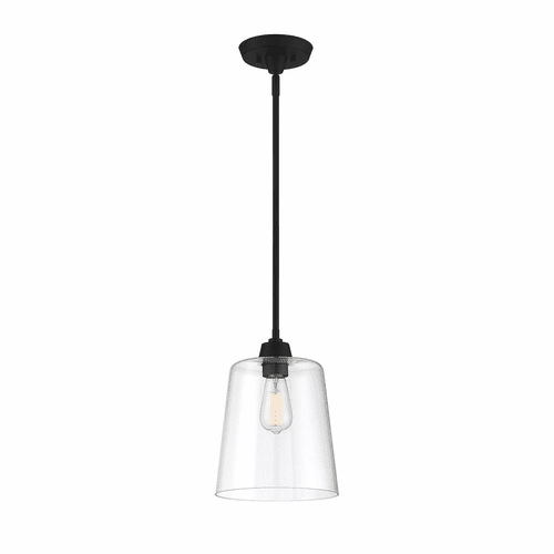 Savoy House Meridian 1 Light Pendant - Matte Black - M70081MBK