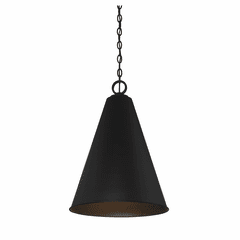 Savoy House Meridian 1 Light Pendant - Matte Black - M70112MBK