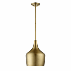 Savoy House Meridian 1 Light Pendant - Natural Brass - M70020NB