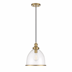 Savoy House Meridian 1-Light Pendant - Natural Brass - M70119NB