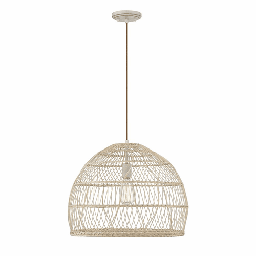 Savoy House Meridian 1 Light Pendant - Natural Rattan - M70106NR
