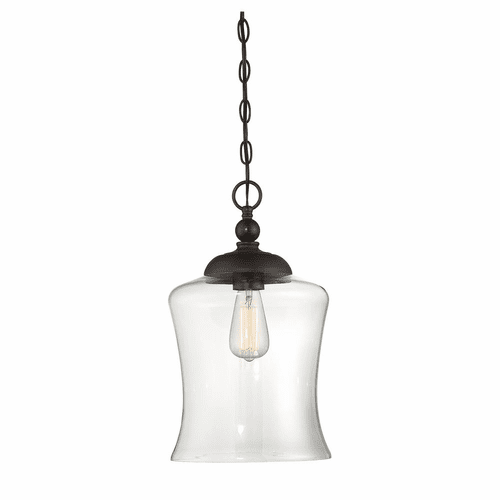 Savoy House Meridian 1 Light Pendant - Oil Rubbed Bronze - M70019ORB