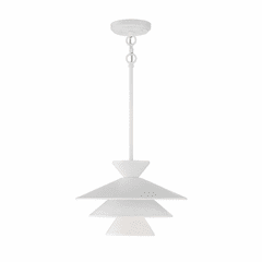 Savoy House Meridian 1 Light Pendant - White - M70096WH