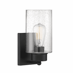 Savoy House Meridian 1 Light Wall Sconce - Matte Black - M90013MBK