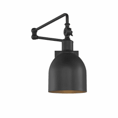 Savoy House Meridian 1 Light Wall Sconce - Matte Black - M90019MBK