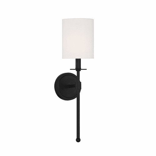 Savoy House Meridian 1 Light Wall Sconce - Matte Black - M90057MBK