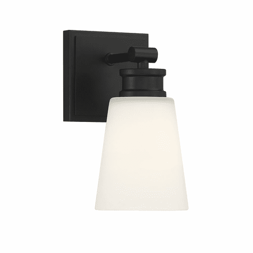 Savoy House Meridian 1-Light Wall Sconce - Matte Black - M90072MBK