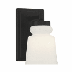 Savoy House Meridian 1-Light Wall Sconce - Matte Black - M90073MBK