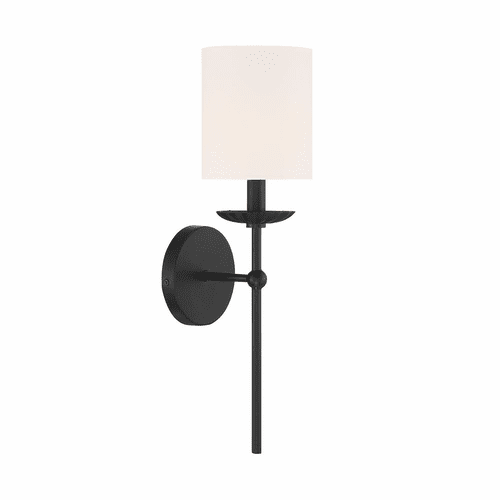 Savoy House Meridian 1-Light Wall Sconce - Matte Black - M90079MBK