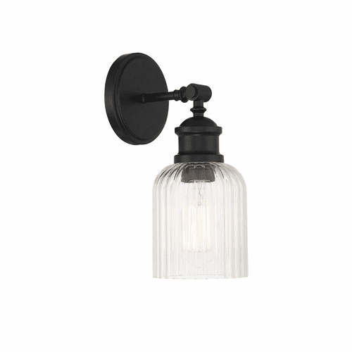 Savoy House Meridian 1-Light Wall Sconce - Matte Black - M90083MBK