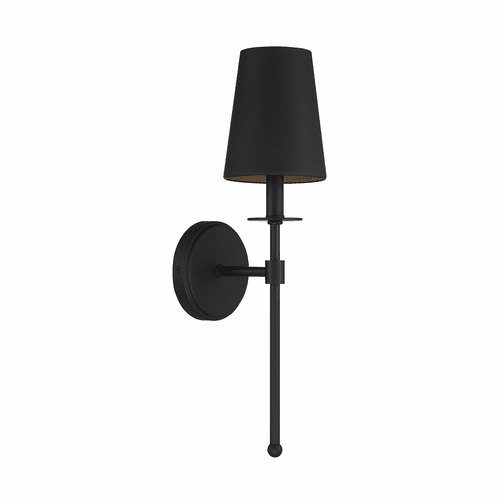 Savoy House Meridian 1-Light Wall Sconce - Matte Black - M90084MBK