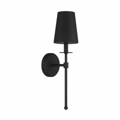 Savoy House Meridian 1-Light Wall Sconce - Matte Black - M90084MBK