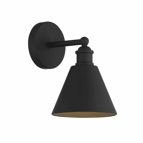 Savoy House Meridian 1-Light Wall Sconce - Matte Black - M90087MBK