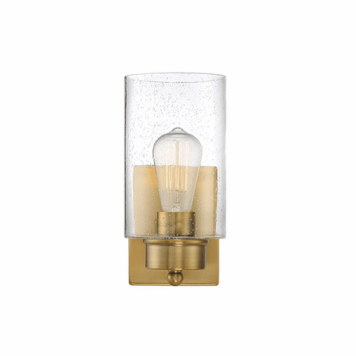 Savoy House Meridian 1 Light Wall Sconce - Natural Brass - M90013NB