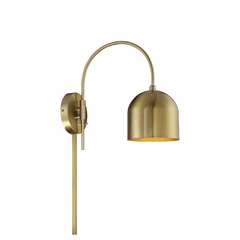 Savoy House Meridian 1 Light Wall Sconce - Natural Brass - M90045NB