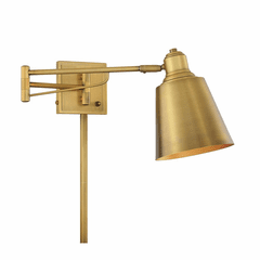 Savoy House Meridian 1 Light Wall Sconce - Natural Brass - M90047NB