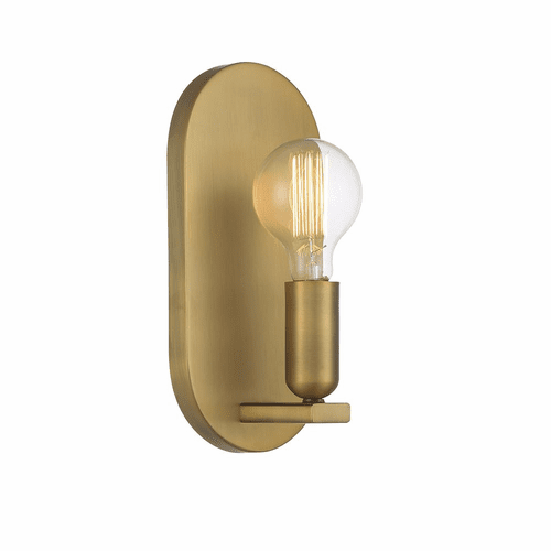 Savoy House Meridian 1-Light Wall Sconce - Natural Brass - M90059NB