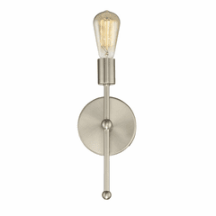 Savoy House Meridian 1 Light Wall Sconce - Satin Nickel - M90005-SN