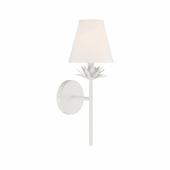 Savoy House Meridian 1-Light Wall Sconce - White - M90077WH