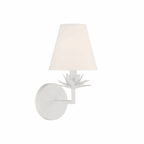 Savoy House Meridian 1-Light Wall Sconce - White - M90078WH