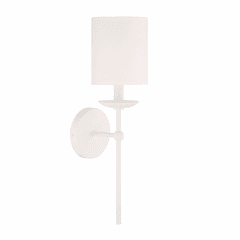 Savoy House Meridian 1-Light Wall Sconce - White - M90079WH