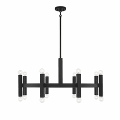 Savoy House Meridian 16-Light Chandelier - Matte Black - M100103MBK